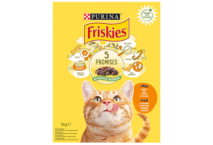 FRISKIES SZÁRAZ MACSKAELEDELEK